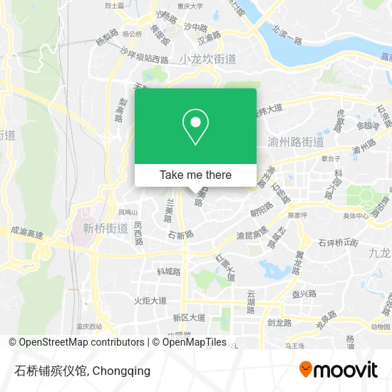石桥铺殡仪馆 map