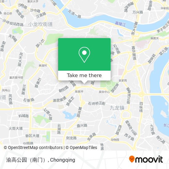 渝高公园（南门） map