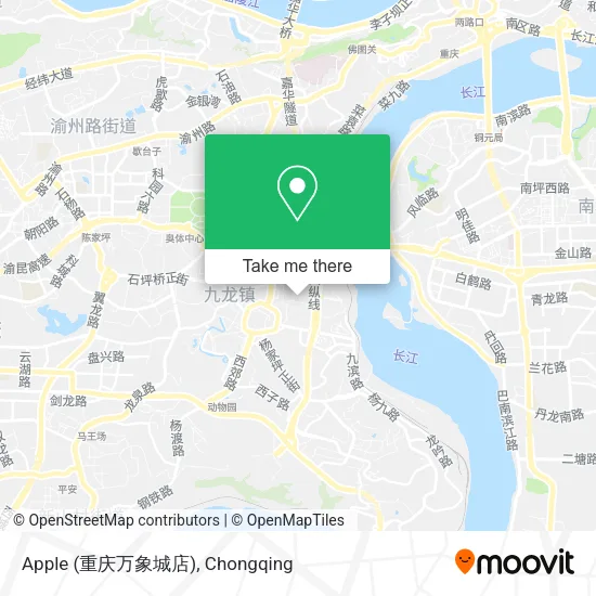 Apple (重庆万象城店) map