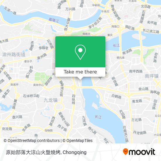 原始部落大涼山火盤燒烤 map
