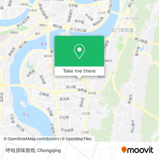 呼啦原味面馆 map