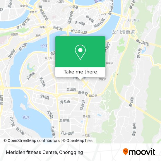 Meridien fitness Centre map