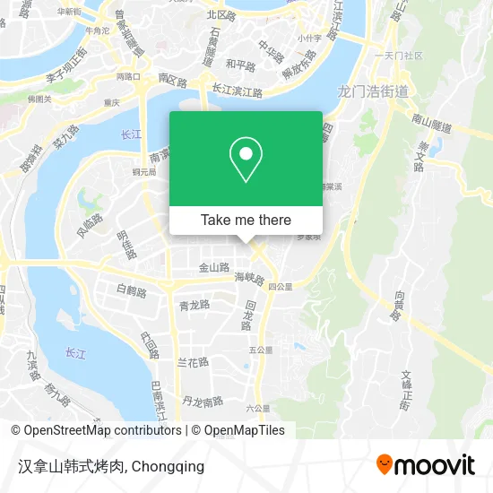 汉拿山韩式烤肉 map