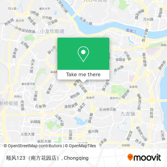 顺风123（南方花园店） map
