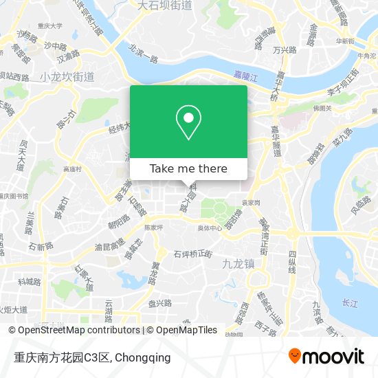 重庆南方花园C3区 map