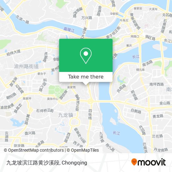 九龙坡滨江路黄沙溪段 map