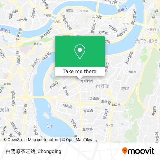 白鹭原茶艺馆 map