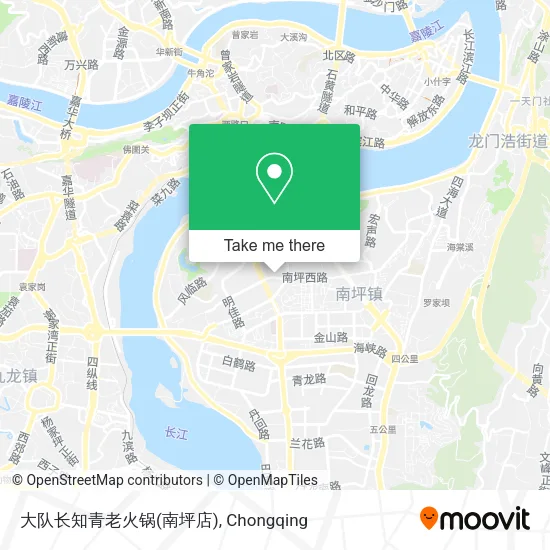 大队长知青老火锅(南坪店) map