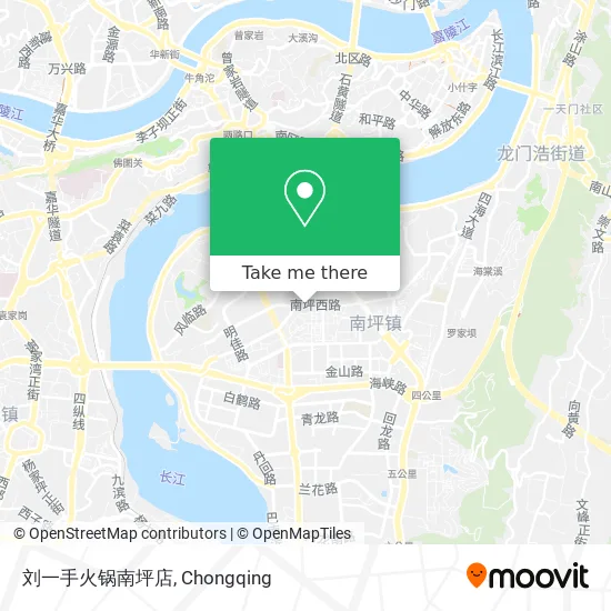 刘一手火锅南坪店 map