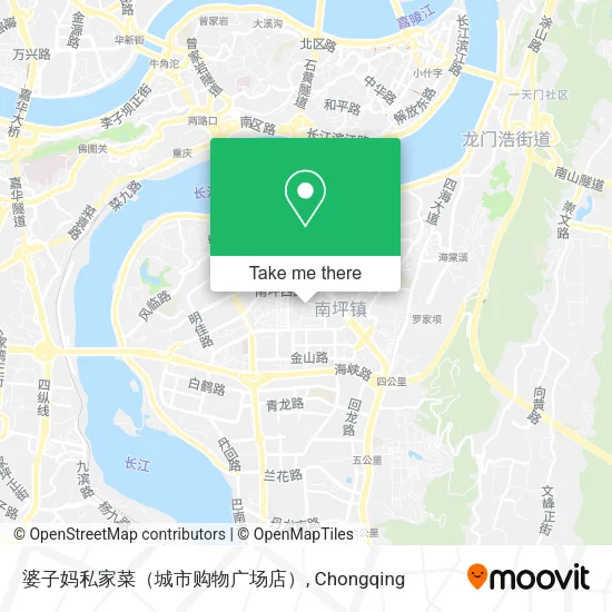 婆子妈私家菜（城市购物广场店） map