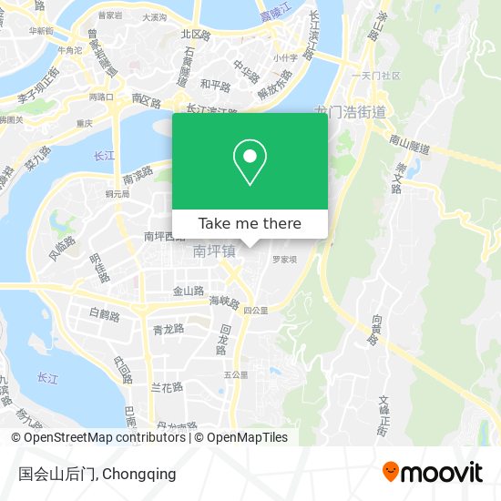 国会山后门 map