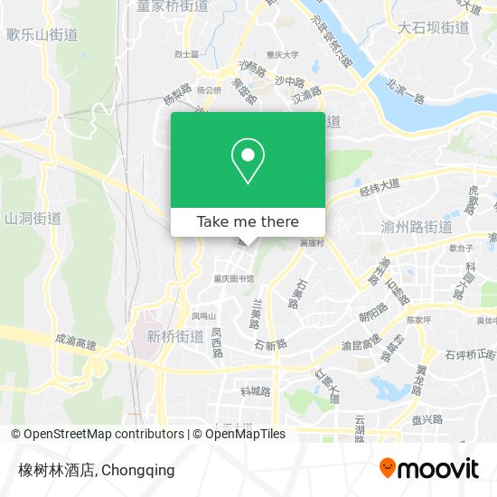 橡树林酒店 map