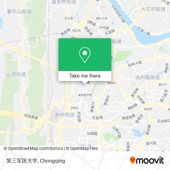第三军医大学 map
