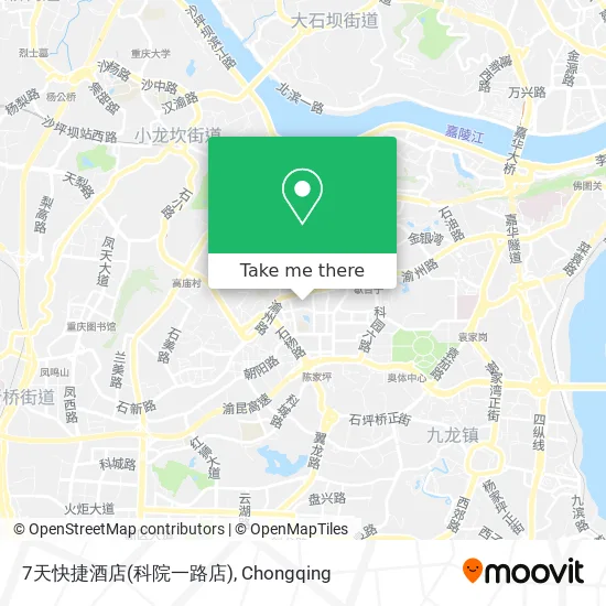 7天快捷酒店(科院一路店) map