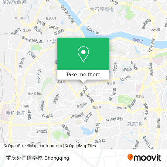 重庆外国语学校 map