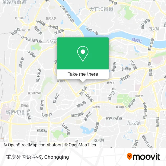 重庆外国语学校 map