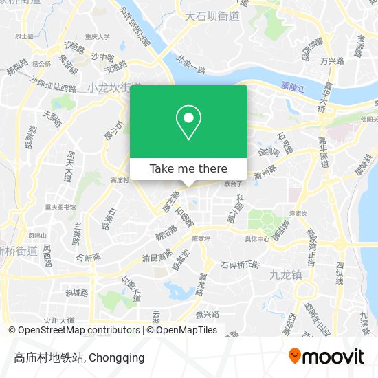 高庙村地铁站 map