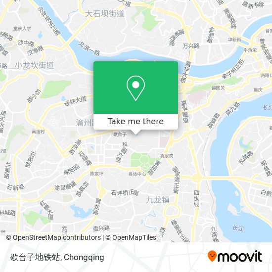 歇台子地铁站 map