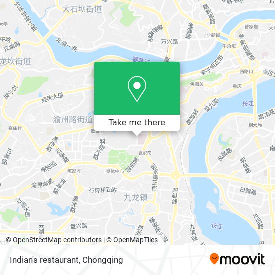 Indian's restaurant map