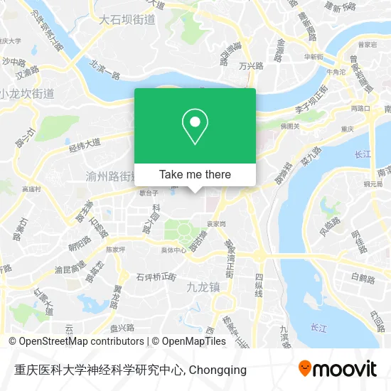 重庆医科大学神经科学研究中心 map
