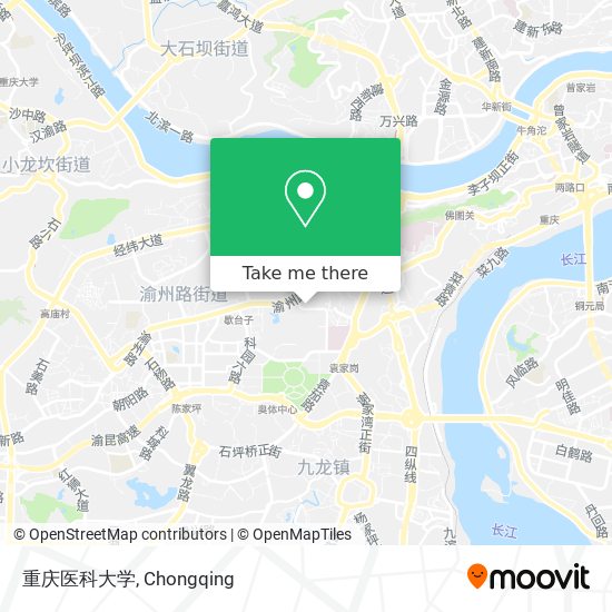 重庆医科大学 map