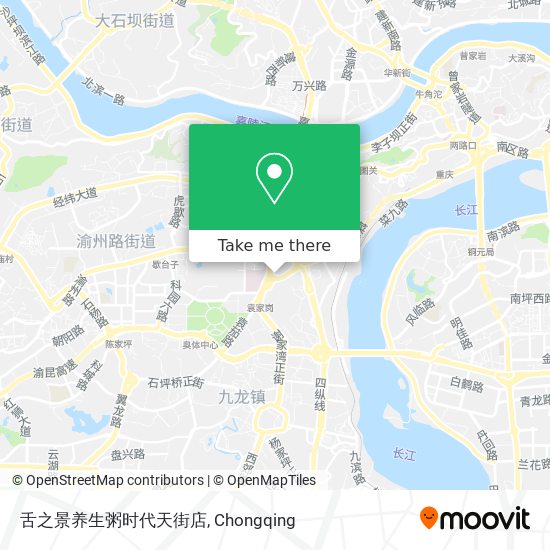 舌之景养生粥时代天街店 map