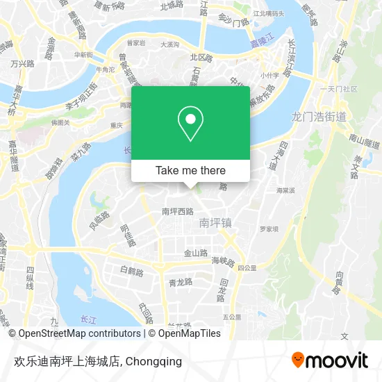 欢乐迪南坪上海城店 map