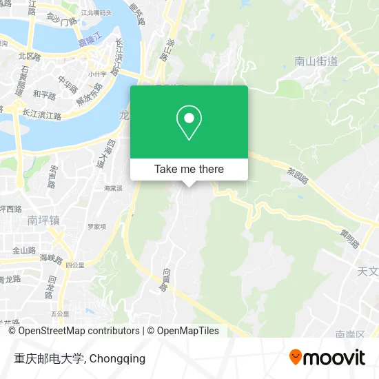 重庆邮电大学 map