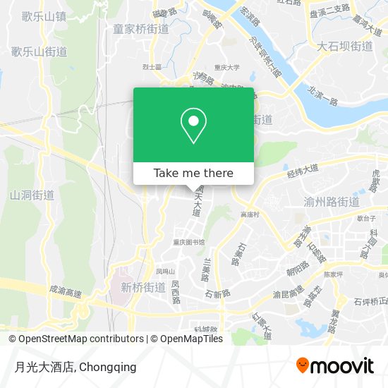 月光大酒店 map