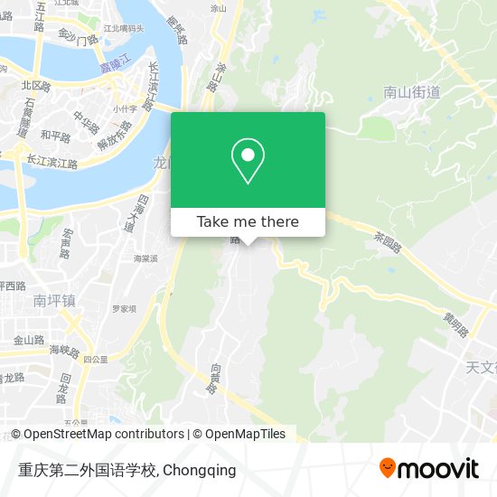 重庆第二外国语学校 map