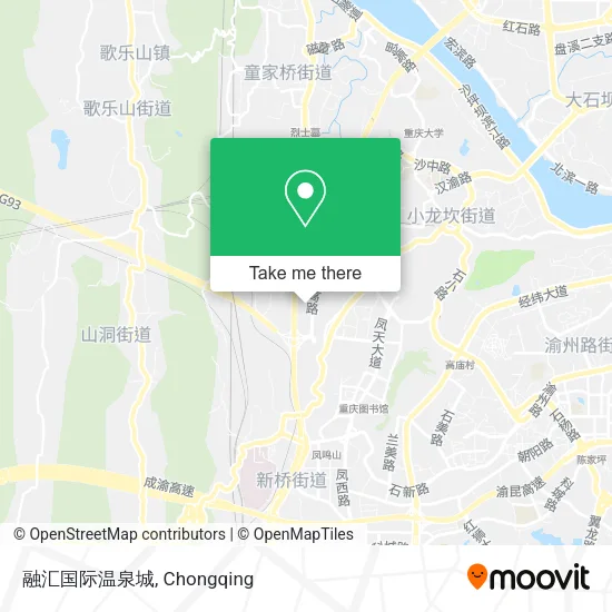 融汇国际温泉城 map