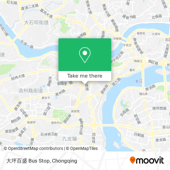 大坪百盛 Bus Stop map