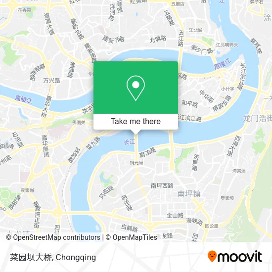 菜园坝大桥 map