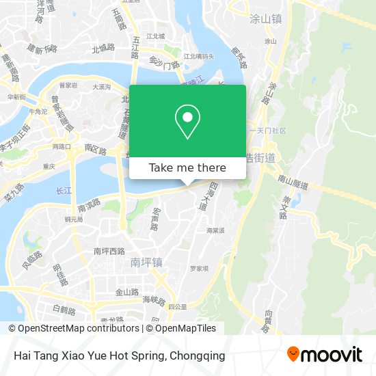 Hai Tang Xiao Yue Hot Spring map