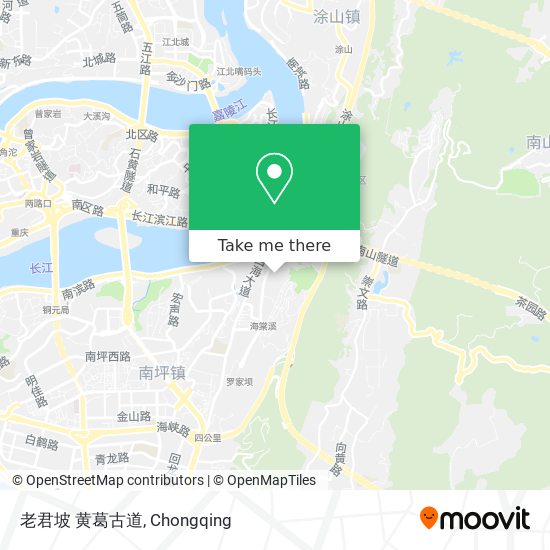 老君坡 黄葛古道 map