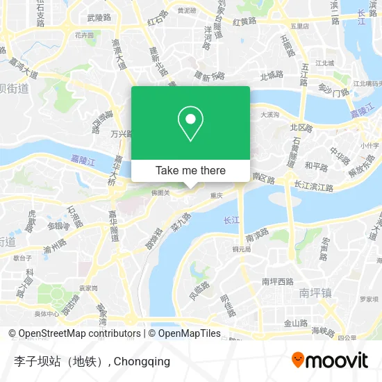 李子坝站（地铁） map