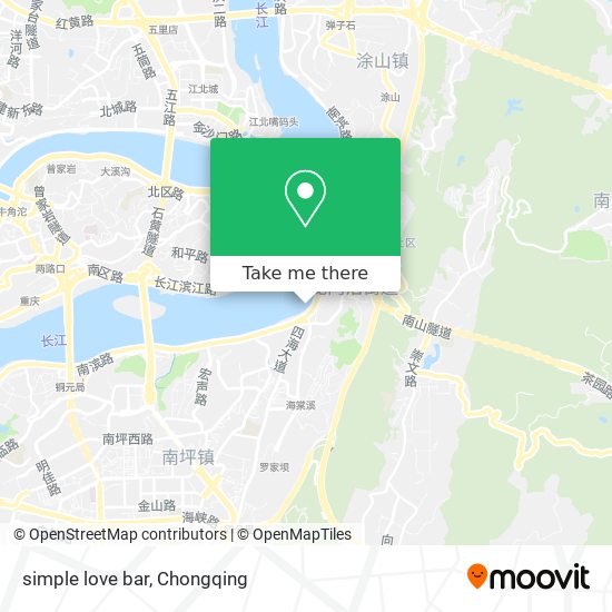simple love bar map