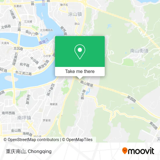 重庆南山 map