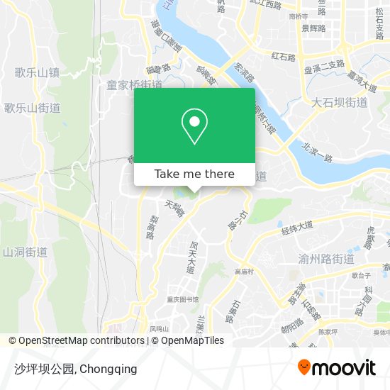 沙坪坝公园 map
