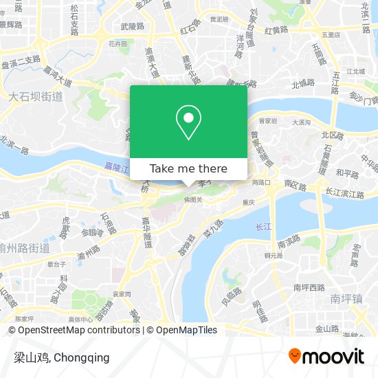 梁山鸡 map