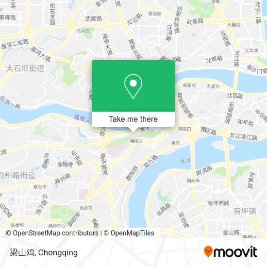 梁山鸡 map