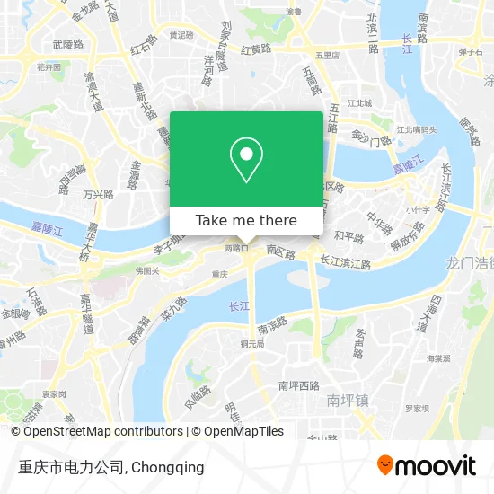 重庆市电力公司 map