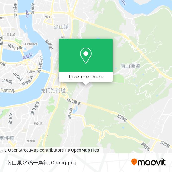 南山泉水鸡一条街 map