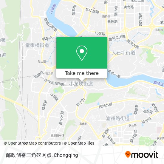 邮政储蓄三角碑网点 map