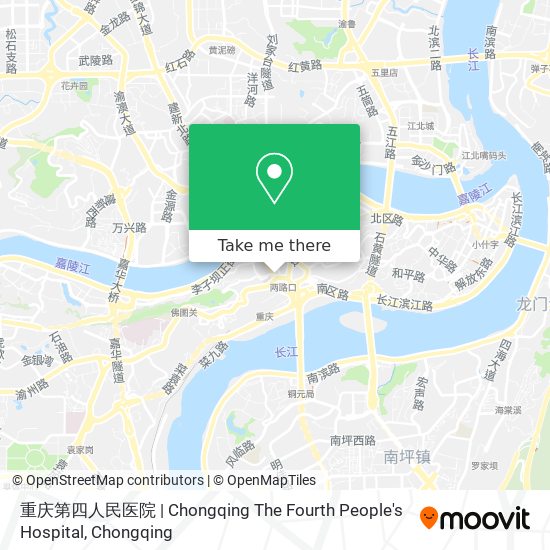 重庆第四人民医院 | Chongqing The Fourth People's Hospital map