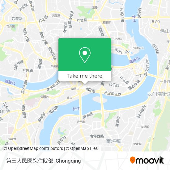 第三人民医院住院部 map