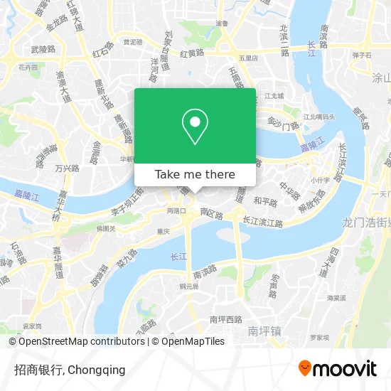 招商银行 map