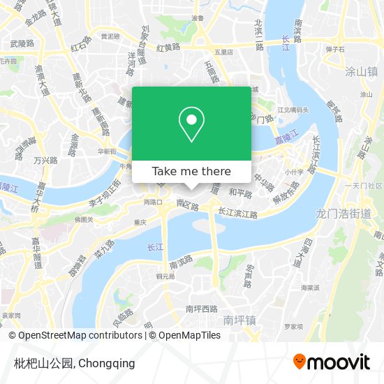 枇杷山公园 map