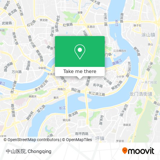 中山医院 map
