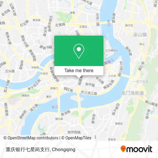 重庆银行七星岗支行 map